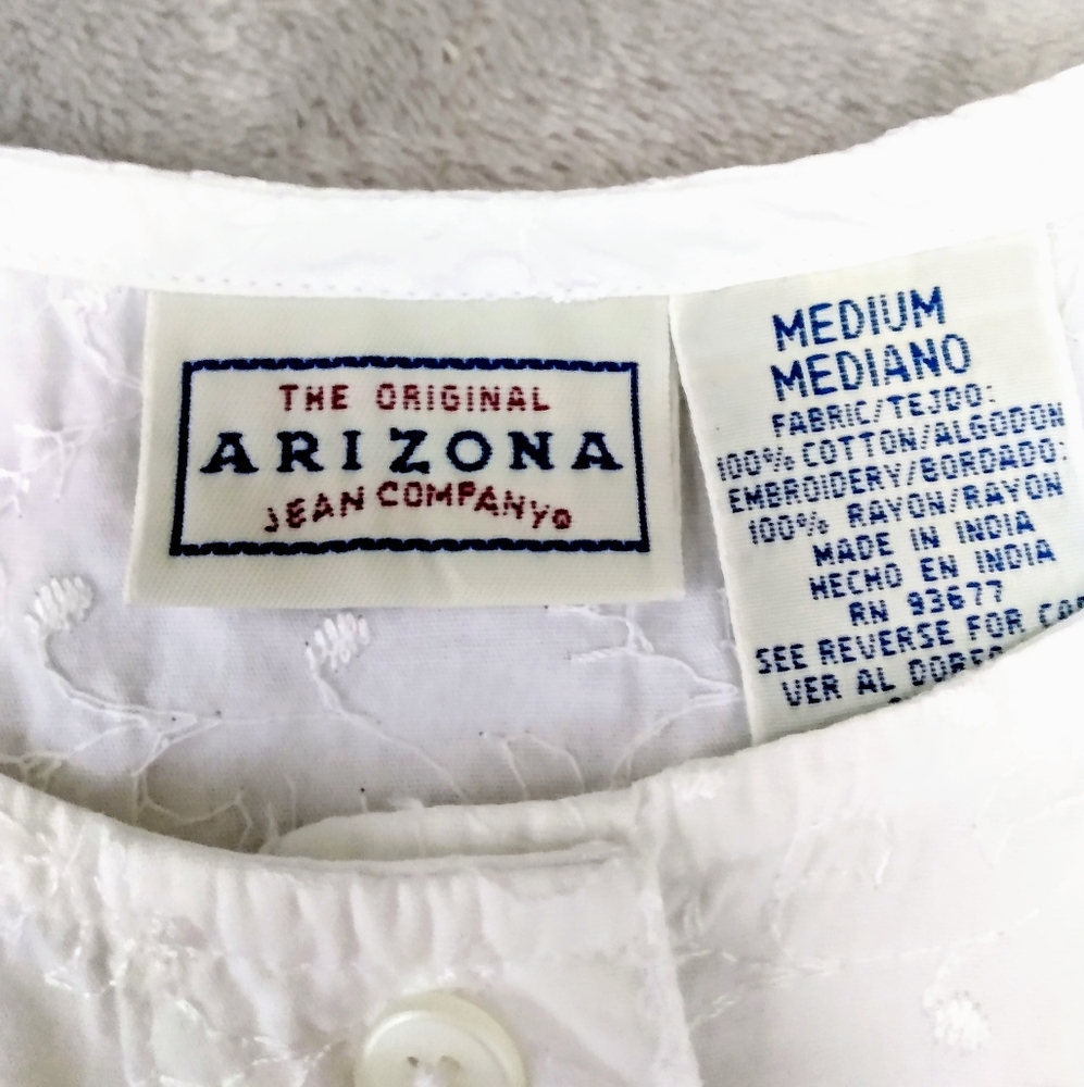Vintage Arizona Jean Company Embroidered Crop Top - Picture 6 of 7